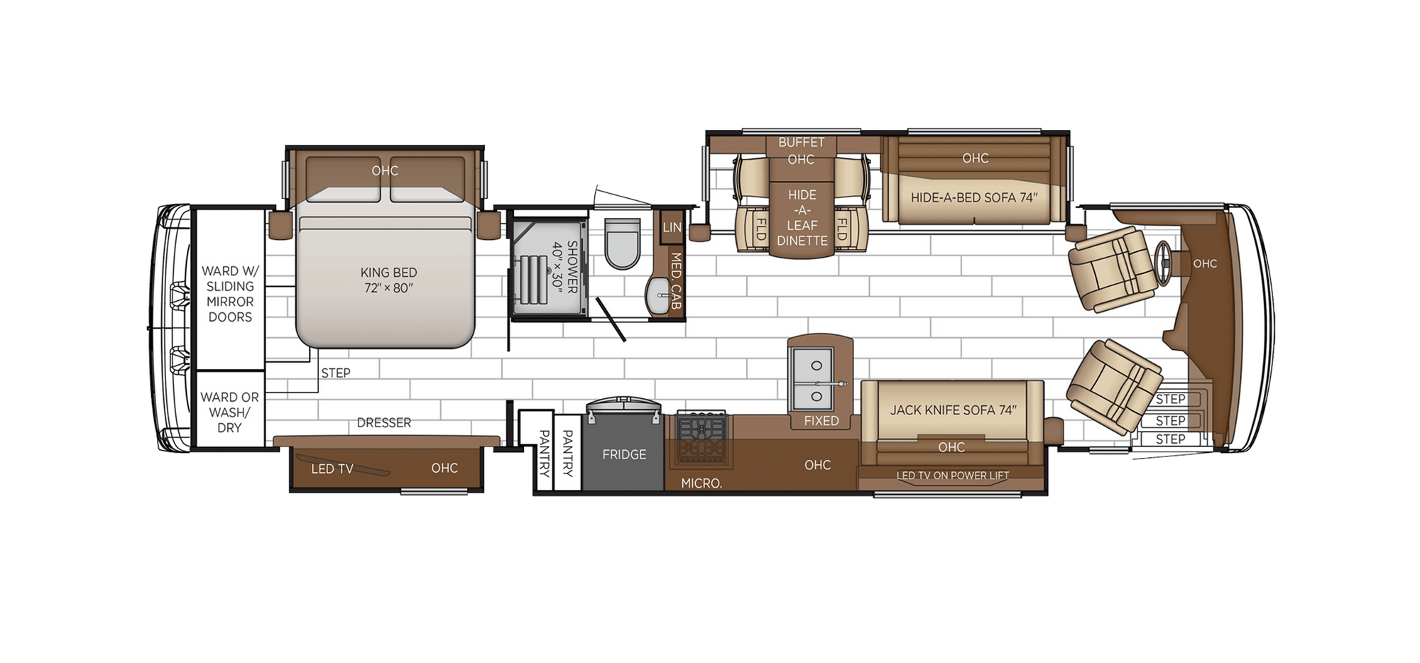 2024 Newmar Dutch Star North Trail RV Center   Floor Plans 24 Dutch Star 3817 P 2000 