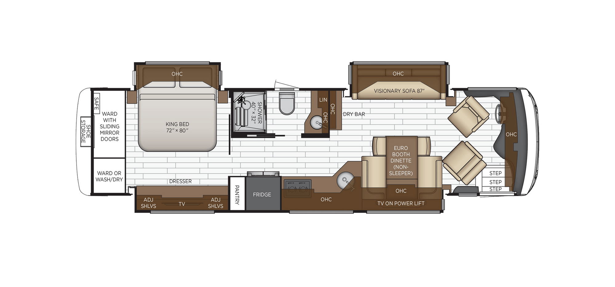 2024 Newmar New Aire North Trail RV Center   Floor Plans 24 New Aire 3543 P 2000 