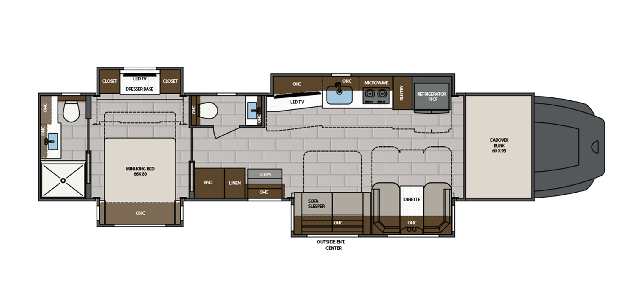 Classic Floor Plan 43CMD