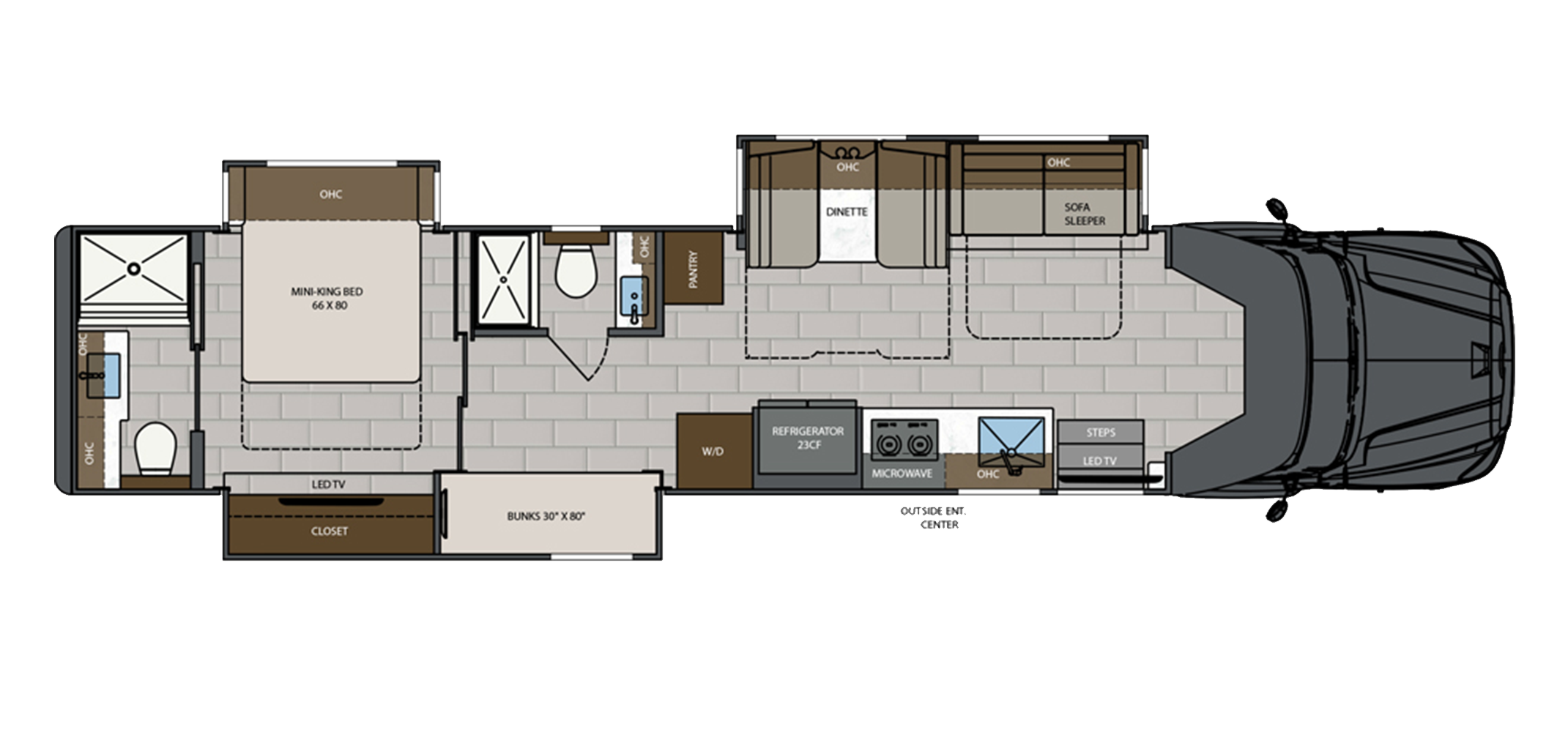 XL 45BBC Floor Plan