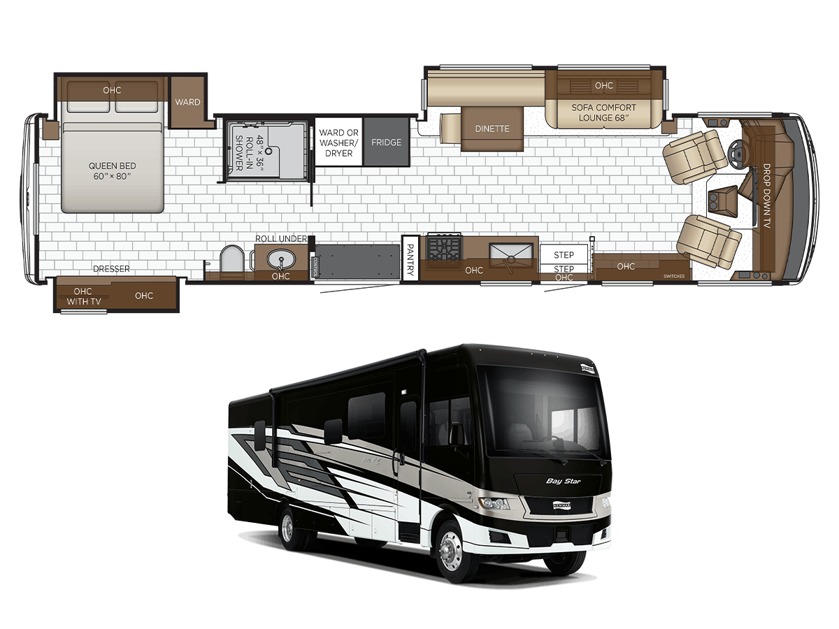 2025 Bay Star 3811 Wheelchair‑Accessible Class A Motor Coach