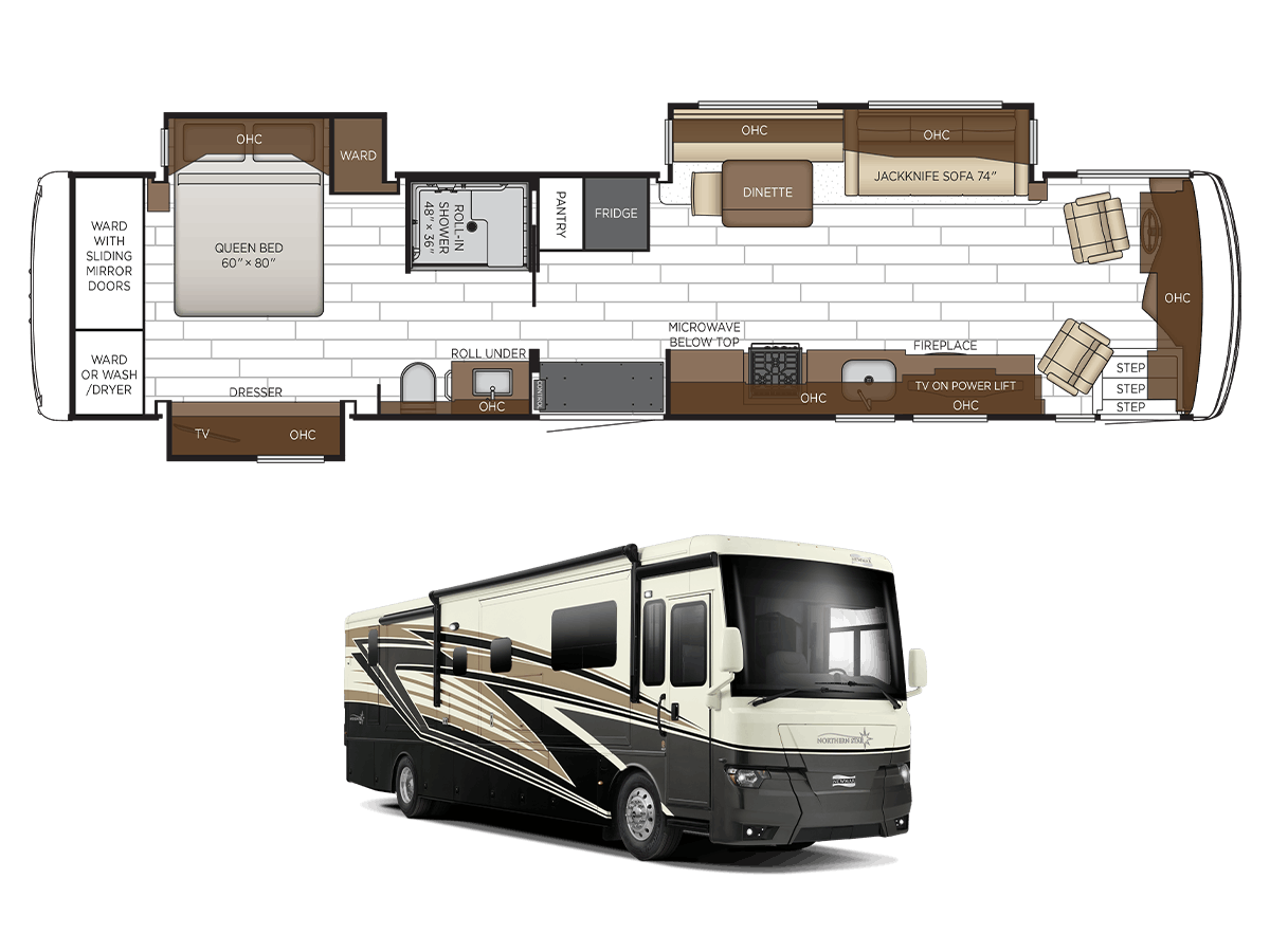 2025 Northern Star 4011 Wheelchair‑Accessible Class A Motor Coach